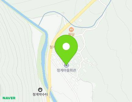 경상남도 산청군 단성면 호암로800번길 7 (청계마을회관) 지도