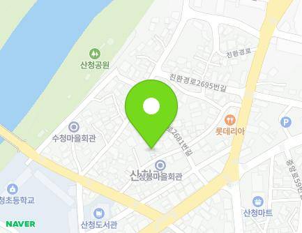 경상남도 산청군 산청읍 친환경로2665번길 7 (산청포교당연꽃어린이집) 지도