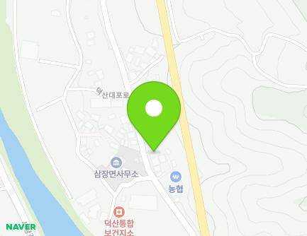 경상남도 산청군 삼장면 덕산대포로 262 (삼장우체국) 지도