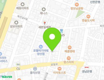 경상남도 양산시 북안남4길 13-19 (북부동, 양산소방서) 지도