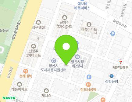 경상남도 양산시 북안남6길 16 (북부동, 일신주차장) 지도