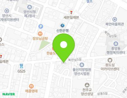 경상남도 양산시 북안남5길 4-1 (북부동, 행정사최태열사무소) 지도