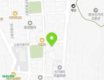 경상남도 양산시 고향의봄4길 16 (신기동, 동방그린빌라) 지도