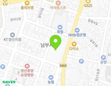경상남도 양산시 중앙로 133 (중부동, 남부시장) 경상남도 양산시 중앙로 133 (중부동, 남부시장) 지도
