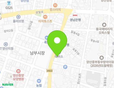 경상남도 양산시 중앙로 134 (중부동, 배내과의원) 지도