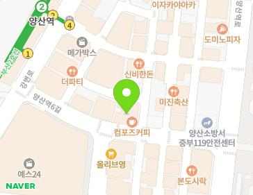 경상남도 양산시 양산역6길 17 (중부동, 청림타워) 지도