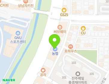 경상남도 진주시 진주대로 542 (가좌동, NH뜰에빌) 지도