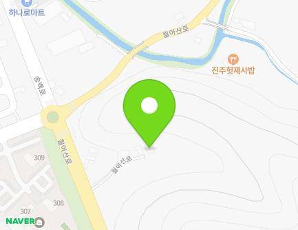 경상남도 진주시 금산면 월아산로 1260-9 지도