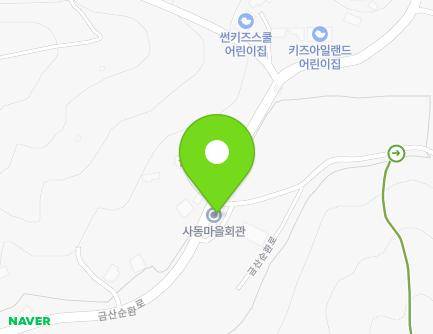 경상남도 진주시 금산면 금산순환로 549 (사동마을회관) 지도