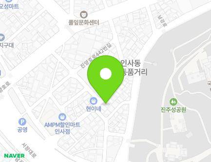 경상남도 진주시 남강로577번길 13-1 (남성동) 지도