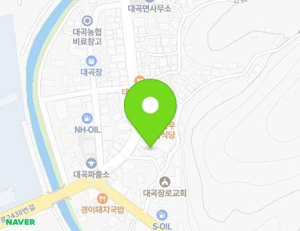 경상남도 진주시 대곡면 진의로 1070-1 (대곡새마을회관) 지도