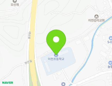 경상남도 진주시 미천면 안간길 18-8 (미천초등학교) 지도