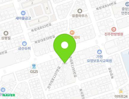 경상남도 진주시 진주대로1197번길 5 (봉곡동, 이룸채) 지도