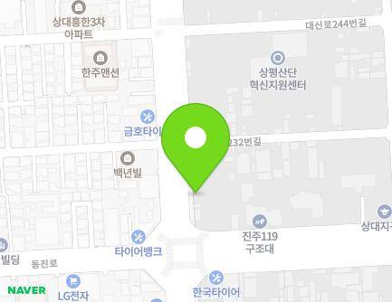 경상남도 진주시 대신로 226 (상대동) 지도