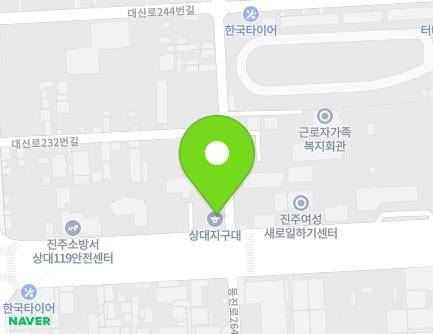 경상남도 진주시 동진로 263 (상대동, 상대지구대) 지도