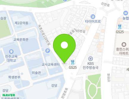 경상남도 진주시 진양호로369번길 6 (신안동) 지도