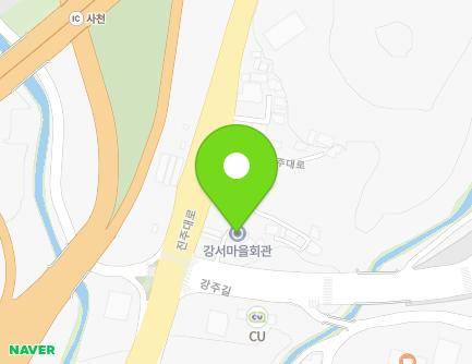 경상남도 진주시 정촌면 강주길 3-8 (강서마을회관) 지도
