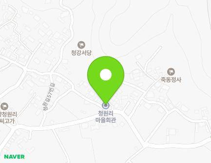 경상남도 진주시 지수면 청원길 71 (청원리마을회관) 지도