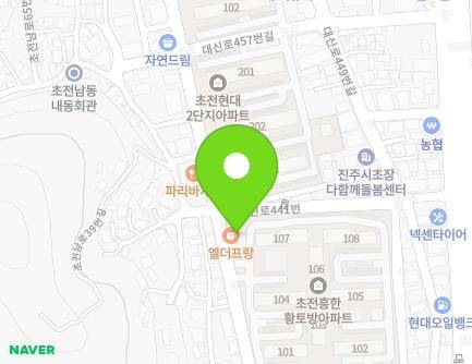경상남도 진주시 초전남로 36 (초전동, 초전흥한황토방아파트) 지도