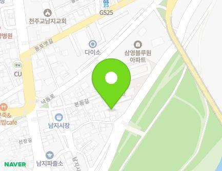 경상남도 창녕군 남지읍 본동길 17-1 지도