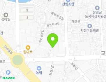 경상남도 창녕군 창녕읍 학천술정길 10 지도