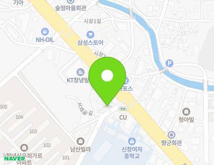 경상남도 창녕군 창녕읍 서재골길 4 지도