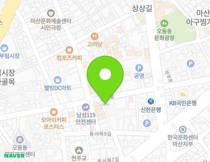 경상남도 창원시 마산합포구 남성로 120 (남성동) 지도