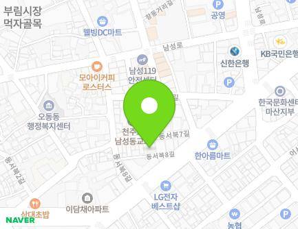 경상남도 창원시 마산합포구 동서북7길 46 (남성동, 마산남성동우체국) 지도