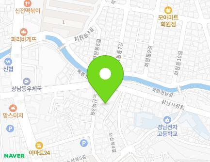 경상남도 창원시 마산합포구 노산북4길 10 (상남동, 한성연립) 지도