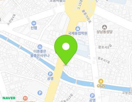 경상남도 창원시 마산합포구 3·15대로 398 (상남동, 한올주단) 지도
