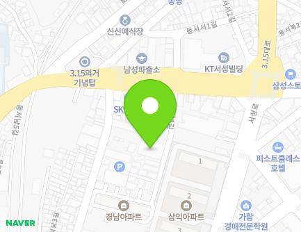경상남도 창원시 마산합포구 동서남1길 16 (서성동, 화인빌리지) 지도