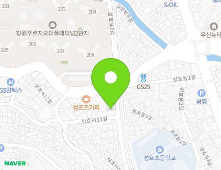 경상남도 창원시 마산합포구 성호서6길 6 (성호동, 성지온천) 지도