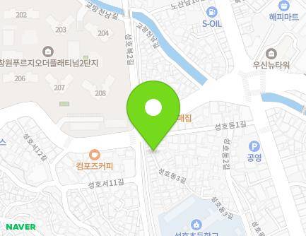 경상남도 창원시 마산합포구 성호동3길 3 (성호동) 지도