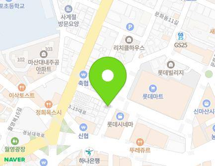 경상남도 창원시 마산합포구 문화동13길 13 (월남동5가) 지도