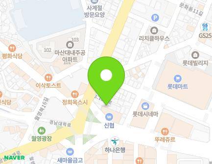 경상남도 창원시 마산합포구 3·15대로 12-16 (월남동5가) 지도