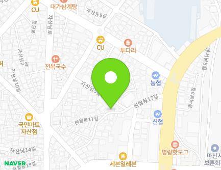 경상남도 창원시 마산합포구 완월동17길 22 (자산동, 수호빌라) 지도