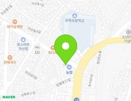 경상남도 창원시 마산합포구 자산삼거리로 5 (자산동, 새마을금고) 지도