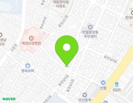 경상남도 창원시 마산합포구 중앙남10길 28 (장군동2가) 지도