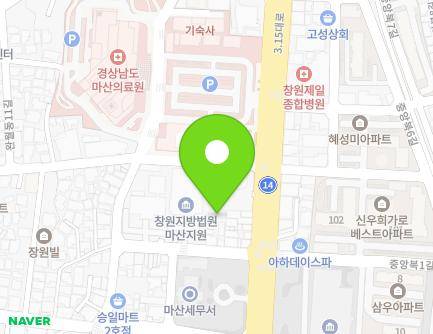 경상남도 창원시 마산합포구 완월동7길 10-1 (중앙동3가) 지도