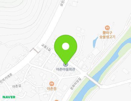 경상남도 창원시 마산합포구 진동면 교동1길 18 (야촌마을회관) 지도