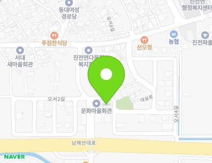 경상남도 창원시 마산합포구 진전면 오서3길 51 (진전생활체육관) 지도