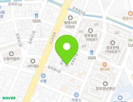 경상남도 창원시 마산합포구 문화동7길 16-24 (창포동2가) 지도