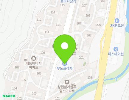 경상남도 창원시 마산회원구 내서읍 광려로 41 (청남우노프라자) 지도