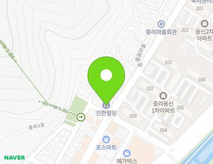 경상남도 창원시 마산회원구 내서읍 중리1길 103 (동의당한약국) 지도