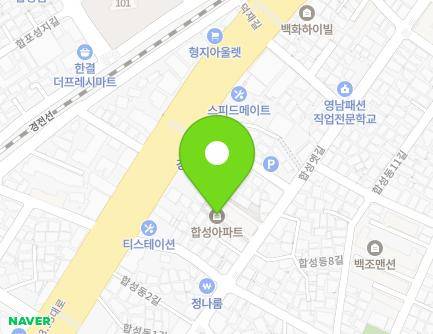 경상남도 창원시 마산회원구 합성옛길 267 (합성동, 합성아파트) 지도