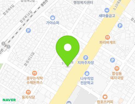 경상남도 창원시 마산회원구 3·15대로 765-1 (합성동, 우성빌딩) 지도