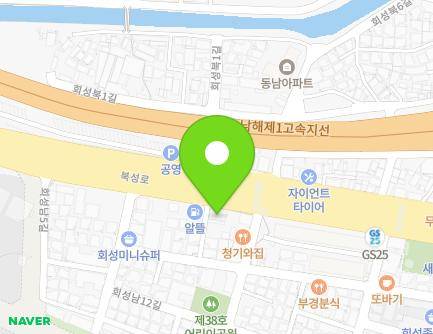 경상남도 창원시 마산회원구 북성로 371 (회성동, 서광교회) 지도