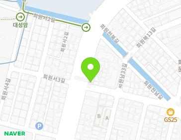 경상남도 창원시 마산회원구 회원남로 1 (회원동) 지도