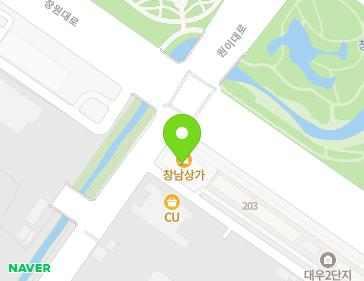 경상남도 창원시 성산구 정동로 164 (남산동, 대우아파트) 지도