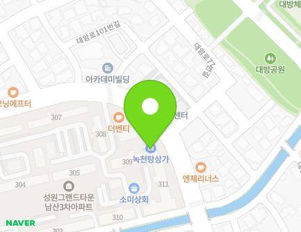 경상남도 창원시 성산구 대암로 116 (대방동, 성원남산3차아파트) 지도